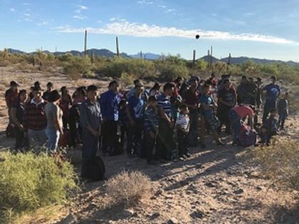 Border Patrol agents apprehend 264 migrants in the Tucson Sector near the Lukeville Port of Entry. (Photo: U.S. Border Patrol/Tucson Sector)