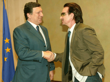 Singer Bono of U2 (R) meets with Head of the …