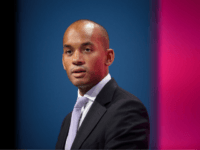 Chuka Umunna Britain's Shadow Business Secretary Chuka Umunna addresses delegates during the second day of the Labour Party conference in the main hall of Manchester Central, in Manchester, on September 22, 2014. AFP PHOTO/LEON NEAL (Photo credit should read LEON NEAL/AFP/Getty Images)