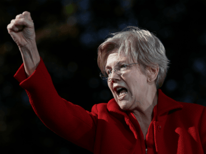 MANCHESTER, NH - OCTOBER 24: U.S. Sen. Elizabeth Warren (D-MA) speaks during a campaign ra