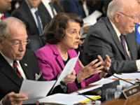 Feinstein, Kavanaugh Senate Supreme Court Sen. Dianne Feinstein, D-Calif., the ranking member on the Senate Judiciary Committee, flanked by Chairman Chuck Grassley, R-Iowa, left, and Sen. Patrick Leahy, D-Vt., right, makes an opening statement at the confirmation hearing of President Donald Trump's Supreme Court nominee, Brett Kavanaugh, on Capitol Hill in Washington, …