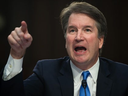 US Supreme Court nominee Brett Kavanaugh speaks on the second day of his confirmation hear