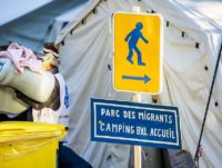 BELGIUM-POLITICS-MIGRANTS-REFUGEES police