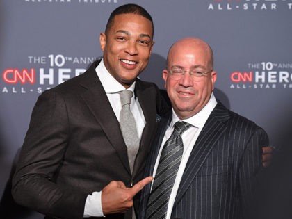 CNN President Jeff Zucker (R) and Don Lemon attend the 10th Annual CNN Heroes All-Star Tribute at the American Museum of Natural History on December 11, 2016 in New York City. / AFP / ANGELA WEISS (Photo credit should read ANGELA WEISS/AFP/Getty Images)