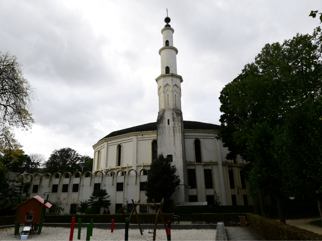 This picture taken on October 3, 2017, shows the Brussels great mosque. Belgium has withdr