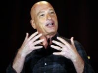 HowieMandelPC1 Judge Howie Mandel speaks during a panel discussion of reality competition series 'America's Got Talent' television show at the NBCUniversal Summer Press Day April 2, 2015, in Pasadena, California. (Photo by Kevork Djansezian/Getty Images)