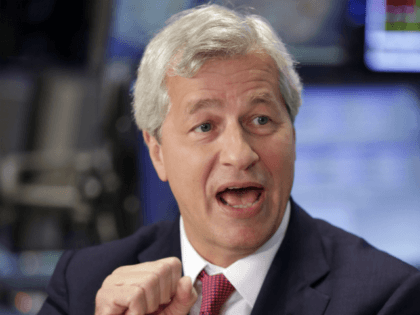 JPMorgan Chase Chairman and CEO Jamie Dimon is interviewed on the floor of the New York St