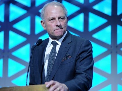 60 Minutes Executive Producer Jeff Fager accepts the Institutional Award on stage during T