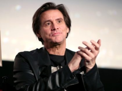 Jim Carrey speaks onstage during 'Jim & Andy: The Great Beyond - Featuring a Very Special, Contractually Obligated Mention of Tony Clifton' at AFI FEST 2017 Presented By Audi at TCL Chinese 6 Theatres on November 13, 2017 in Hollywood, California. (Photo by Christopher Polk/Getty Images for AFI)