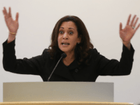 Kamala Harris U.S. Sen. Kamala Harris (D-CA) speaks during a Policy Forum on Immigration at the California Endowment on February 22, 2017 in Los Angeles, California. Harris held two town hall style events in Southern California to speak with residents about contributions made by immigrants and refugees to the state's economy. (Photo …