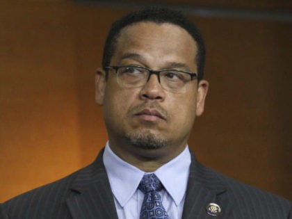 FILE - In this June 16, 2016 file photo, Rep. Keith Ellison, D-Minn. is seen on Capitol Hi