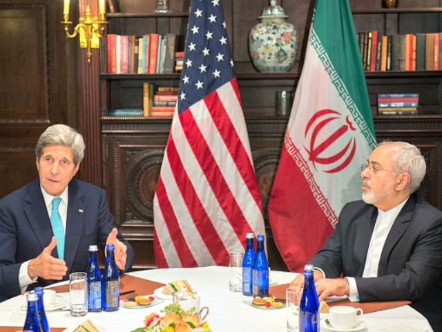 US Secretary of State John Kerry meets with Iran's Foreign Minister Mohammad Javad Zarif o