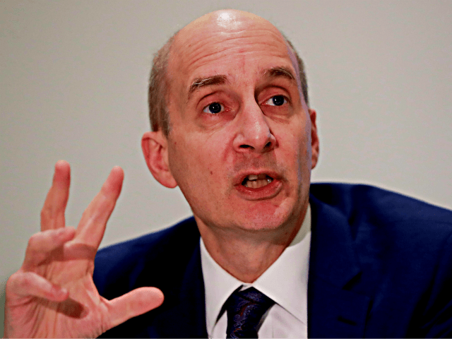 Lord Andrew Adonis, former Transport Secretary and a leader of the campaign 'Brexit is not a Done Deal', gestures as he speaks at The Clubhouse in central London on February 9, 2018. The main campaign groups who would like to see the UK remain in the European Union came together â¦