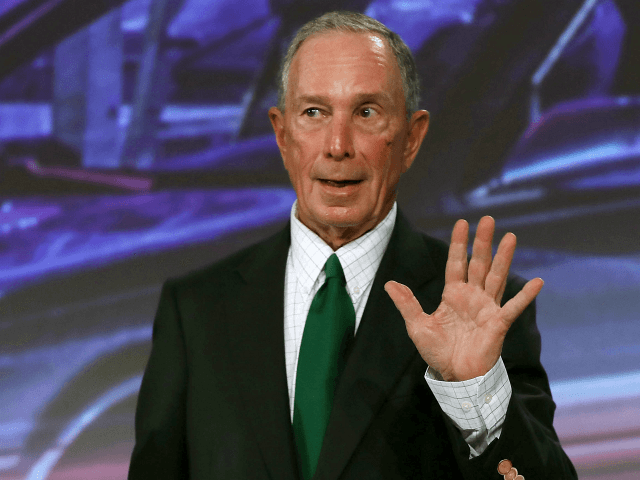 Former New York City Mayor Michael Bloomberg addresses the United States Conference of Mayors at the Fountainebleau Hotel on June 26, 2017 in Miami Beach, Florida. The mayors conference brought mayors from across the country together to urge Americans to move past what they say is WashingtonÃs stalled partisan gridlock â¦