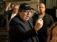 Moorecrop NEW YORK, NY - JULY 28: Academy Award-winning filmmaker and political icon Michael Moore meets with fans after his broadway debut in 'The Terms of My Surrender' on July 28, 2017 in New York City. (Photo by Mike Pont/Getty Images for DKC/O&M)