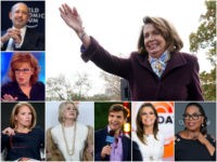 Nancy-Pelosi-Celebs-Getty-AP-screengrab Nancy Pelosi: WASHINGTON, DC - NOVEMBER 15: House Minority Leader Nancy Pelosi (D-CA) takes the stage during a rally against the GOP's proposed tax reform legislation on the east side of the U.S. Capitol November 15, 2017 in Washington, DC. The rally was organized by a large group of liberal …