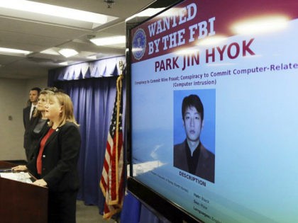 United States Attorney Tracy Wilkison announces a criminal complaint being filed against a North Korean national accused in a series of destructive cyberattacks around the world, at a news conference in Los Angeles Thursday, Sept. 6, 2018. The complaint alleges Park Jin Hyok, computer programmer accused of working at the …