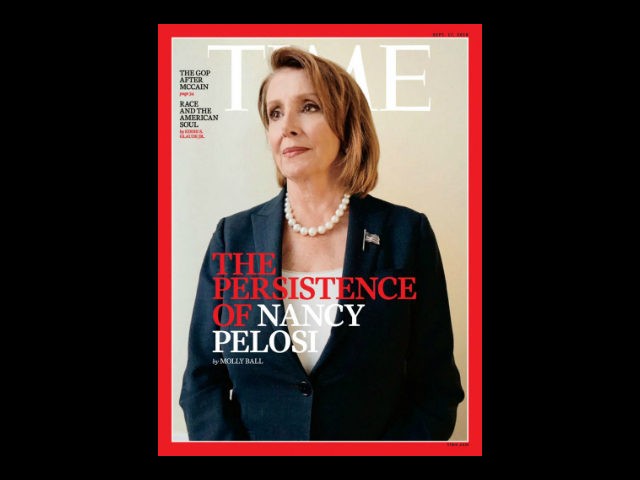 Nancy Pelosi is on the cover of Time magazine.