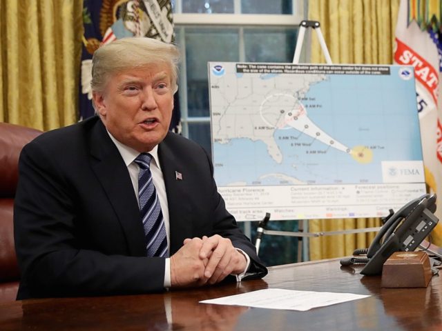 Trump Hurricane Florence (Win McNamee / Getty)