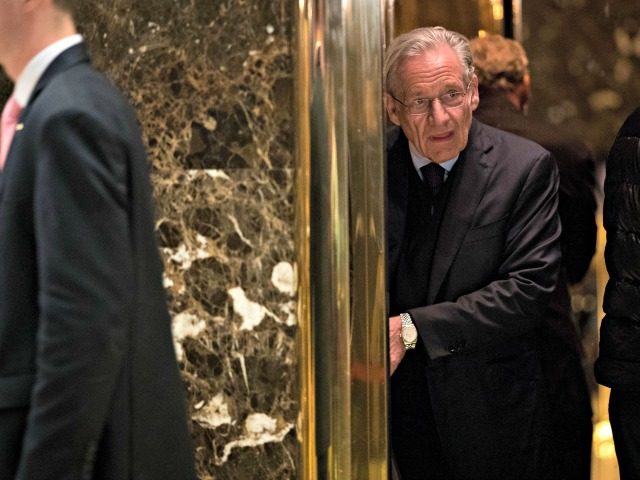 NEW YORK, NY - JANUARY 3: Journalist Bob Woodward arrives at Trump Tower, January 3, 2017 in New York City. President-elect Donald Trump and his transition team are in the process of filling cabinet and other high level positions for the new administration.