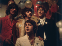 beatles The Beatles, one of the most famous groups in the history of pop music; from left to right, George Harrison (1943 - 2001), Ringo Starr, John Lennon (1940 - 1980), and in front, Paul McCartney, at the EMI studios in Abbey Road, as they prepare for 'Our World', a world-wide …