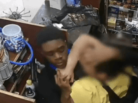 Dramatic surveillance video shows the moment a brave Bronx deli worker fights back against an armed goon who put a gun to his head during a foiled stickup, police said Tuesday. Dramatic surveillance video shows the moment a brave Bronx deli worker fights back against an armed goon who put a gun to his head during a foiled stickup, police said Tuesday.