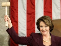 nancy-pelosi-gavel-getty WASHINGTON - JANUARY 04: Speaker of the House Nancy Pelosi (D-CA) holds up the Speaker's gavel after being elected as the first woman Speaker during a swearing in ceremony for the 110th Congress in the House Chamber of the U.S. Capitol January 4, 2007 in Washington, DC. Pelosi will lead …