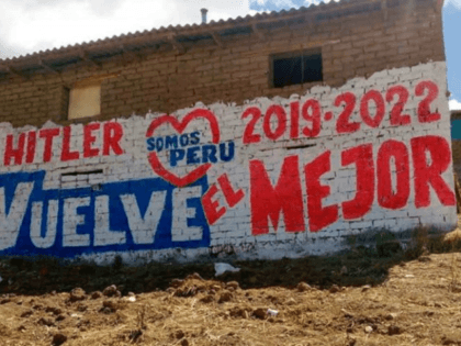 #Curiosidades | En Perú, el candidato a la alcaldía de Yungar pide el voto bajo el lema "Soy el Hitler Bueno"