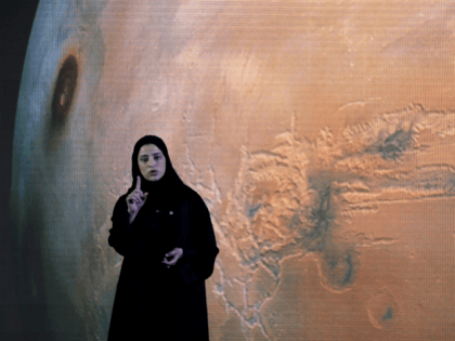 Sarah Amiri, Deputy Project Manager of a planned United Arab Emirates Mars mission talks about the project named "Hope" — or "al-Amal" in Arabic — which is scheduled be launched in 2020, during a ceremony in Dubai, UAE, Wednesday, May 6, 2015. It would be the Arab world's first space …