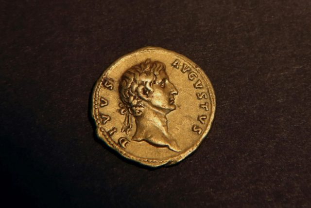 Roman gold coins discovered in Italian theatre
