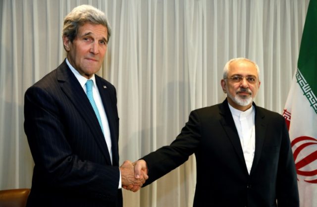 John Kerry, who negotiated the 2015 Iran nuclear deal which Trump scrapped this year, said during a tour to promote his new book "Every Day is Extra" that he had met Iranian Foreign Minister Mohammad Javad Zarif "three or four times" since he left office