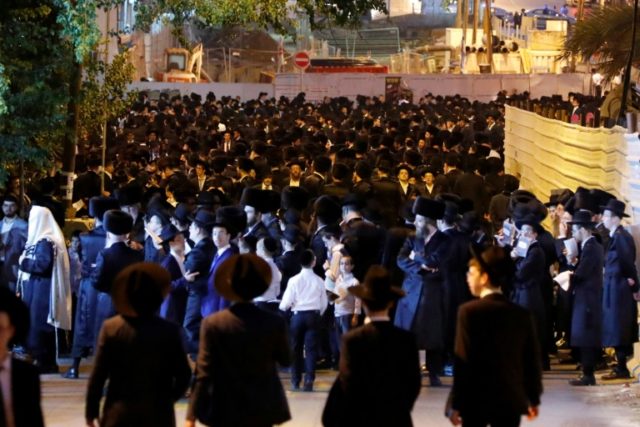 Thousands of ultra-Orthodox Israelis protest Sabbath tramway work