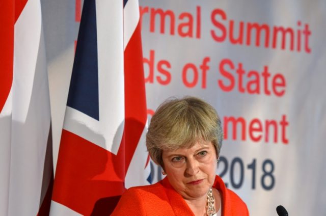 Defiant British PM hits back at EU over Brexit plan
