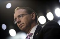 Rod Rosenstein plays a key role in overseeing the probe into alleged collusion between Donald Trump's campaign and Russia, which the president calls a politically motivated "witch hunt"