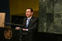 Guatemalan President Jimmy Morales said in August 2018 he would not ask the UN to renew the mandate of the International Commission against Impunity in Guatemala after it twice asked for his presidential impunity to be lifted for investigations