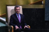 Argentina's President Mauricio Macri and the IMF reached an agreement in June 2018 on a three-year, $50 billion loan to stem a currency crisis that has seen the peso nosedive by 50 percent against the dollar