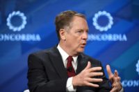 United States Trade Representative Robert Lighthizer and his counterparts "reiterated their concern with and confirmed their shared objective to address non-market-oriented polices"