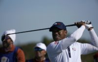 Tiger Woods was recalled for Saturday's foursomes after sitting out the afternoon session on Friday