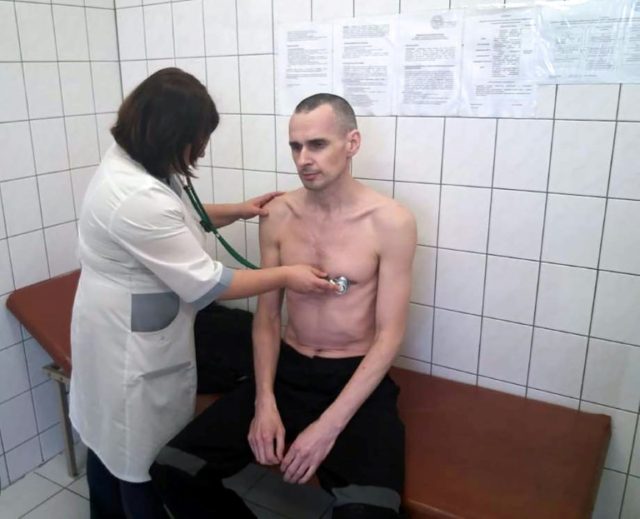 Russia releases photo of hunger-striking director Sentsov