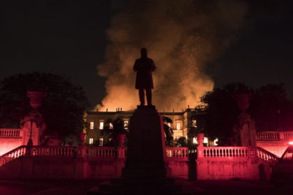 Firefighters Battle Massive Blaze at Rio Museum