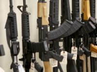 Active Shooter Study This March 1, 2018 file photo shows a display of various models of semi automatic rifles at a store in Pennsylvania. Research published Tuesday, Sept. 11, 2018 in the Journal of the American Medical Association shows active shooters with semi automatic rifles wound and kill twice as many people as those using non automatic weapons. (AP Photo/Keith Srakocic) The Associated Press