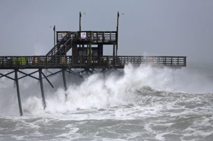 The Latest: Hurricane Florence moves ashore