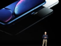 Apple Showcase Apple CEO Tim Cook discusses the new iPhones at the Steve Jobs Theater during an event to announce new products Wednesday, Sept. 12, 2018, in Cupertino, Calif. (AP Photo/Marcio Jose Sanchez) Apple CEO Tim Cook discusses the new iPhones at the Steve Jobs Theater during an event to announce new products Wednesday, Sept. 12, 2018, in Cupertino, Calif. (AP Photo/Marcio Jose Sanchez)