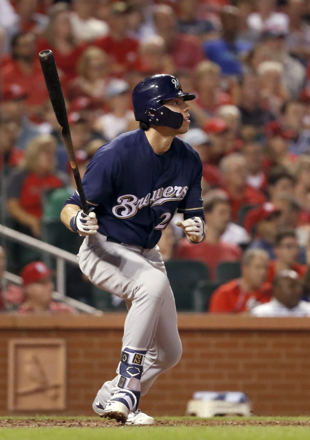 Yelich, Brewers dent Cards&#39; playoff chances with 12-4 win - Breitbart
