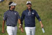 The Latest: Some big numbers go up on board at Ryder Cup