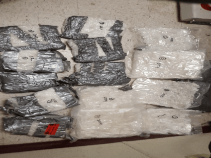 El Centro Sector Border Patrol agents seized 17.14 pounds of methamphetamine at an immigration checkpoint in Southern California. (Photo: U.S. Border Patrol/El Centro Sector)