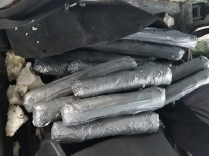 $1.4 million worth of meth seized by Freer Station Border Patrol agents at the immigration checkpoint on U.S. Highway 59. (Photo: U.S. Border Patrol/Laredo Sector)