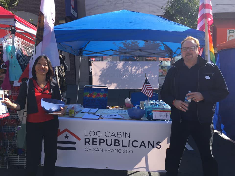 Antifa Attacks Log Cabin Republicans Booth At Castro Street Fair