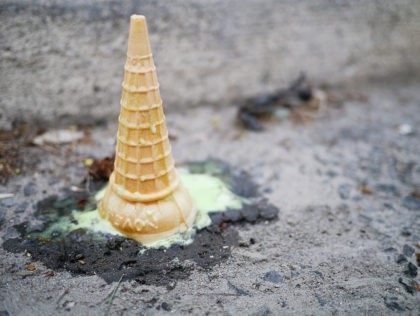 Ice cream spilled (Johnathan Nightingale / Flickr / CC)