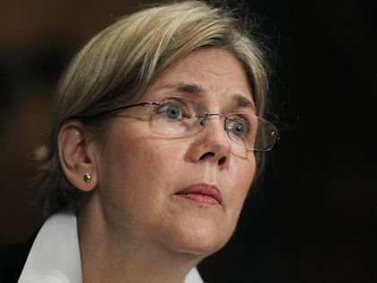 Elizabeth Warren, head of the Congressional Oversight Panel, testifies before a Senate Finance Committee hearing to examine the Troubled Asset Relief Program (TARP) on Capitol Hill in Washington, Wednesday, July 21, 2010. (AP Photo/Manuel Balce Ceneta)